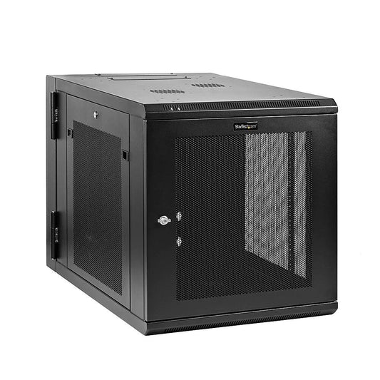 StarTech 12U Wall-Mount Server Rack Hinged armoire baie , 32" (RK1232WALHM) - ADYASTORE casablanca maroc