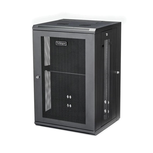 StarTech 18U Wall-Mount Server Rack armoire baie , 20" Deep, Hinged - ADYASTORE casablanca maroc