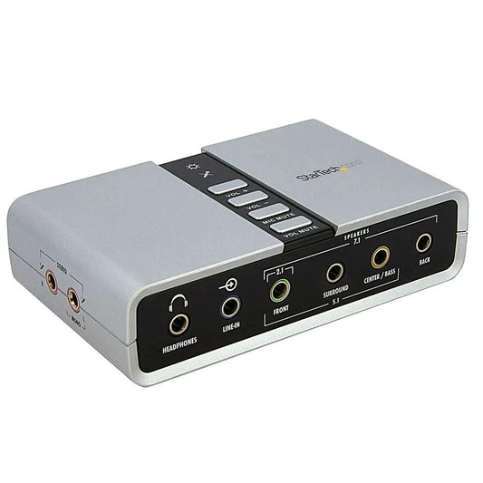 StarTech 7.1 USB Audio Adapter External Sound Card with SPDIF Digital Audio, - ADYASTORE casablanca maroc