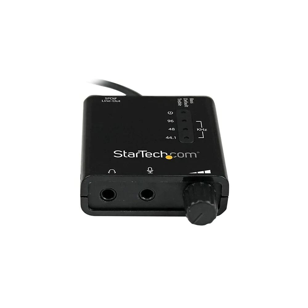 StarTech USB Stereo Audio Adapter External Sound Card with SPDIF Digital Audio - ADYASTORE casablanca maroc