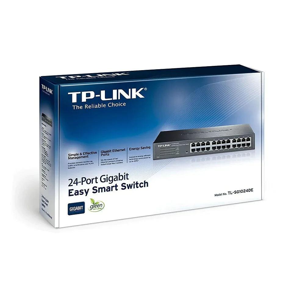 TP-LINK 24-Port Gigabit Easy Smart Switch (TL-SG1024DE) - ADYASTORE casablanca maroc