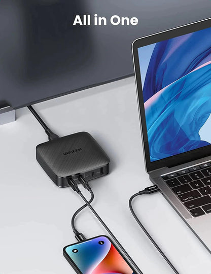 Ugreen 100W 4-Port USB C Desktop Charger - ADYASTORE casablanca maroc