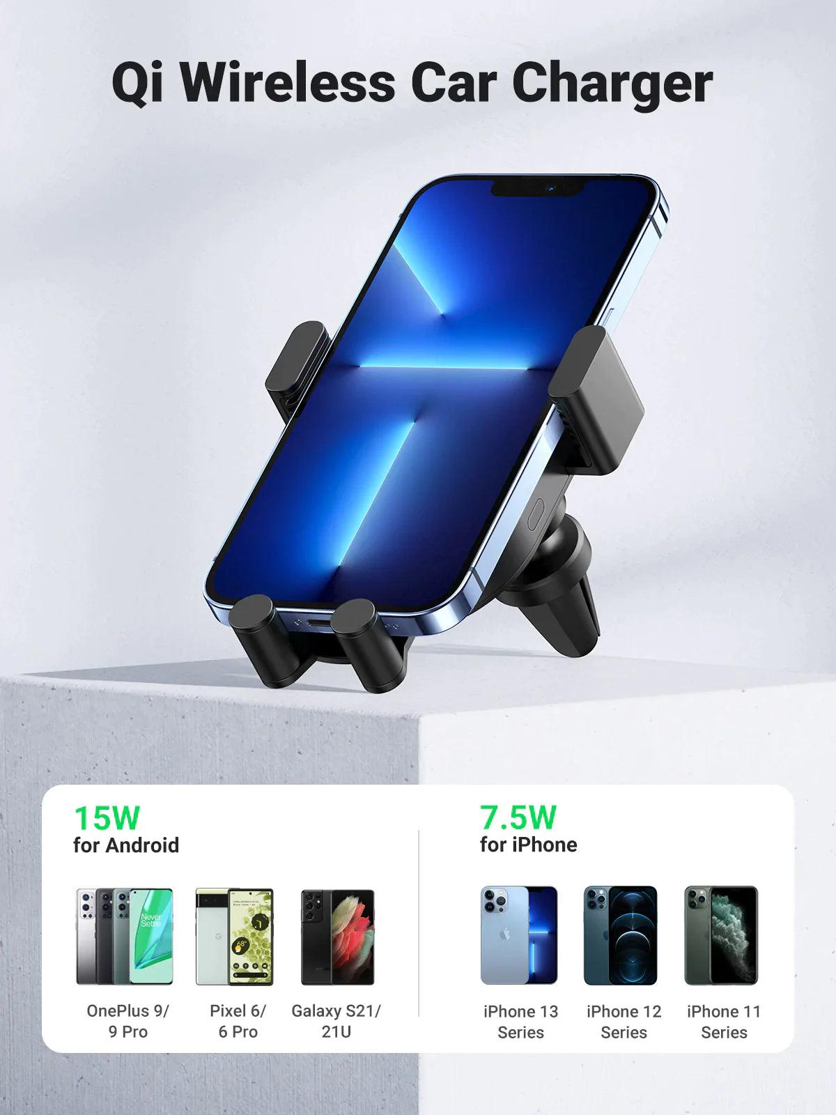 Ugreen 15W Automatic Induction Wireless Charging Holder - ADYASTORE casablanca maroc