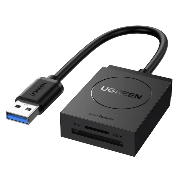 Ugreen 2-in-1 USB 3.0 SD/TF Card Reader - ADYASTORE casablanca maroc