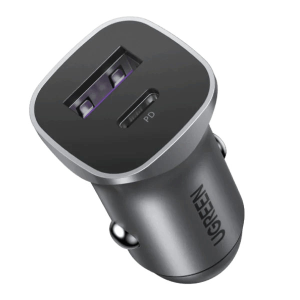 Ugreen 30W Car Charger with 60W USB C Cable PD&QC3.0 Fast Charge - ADYASTORE casablanca maroc