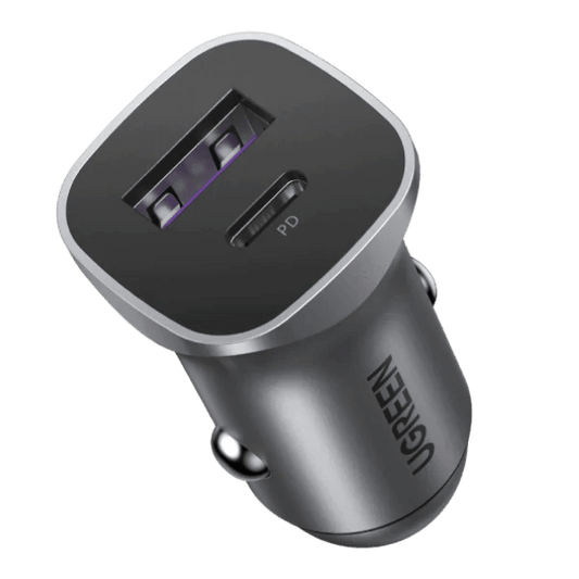 Ugreen 30W Car Charger with 60W USB C Cable PD&QC3.0 Fast Charge - ADYASTORE casablanca maroc