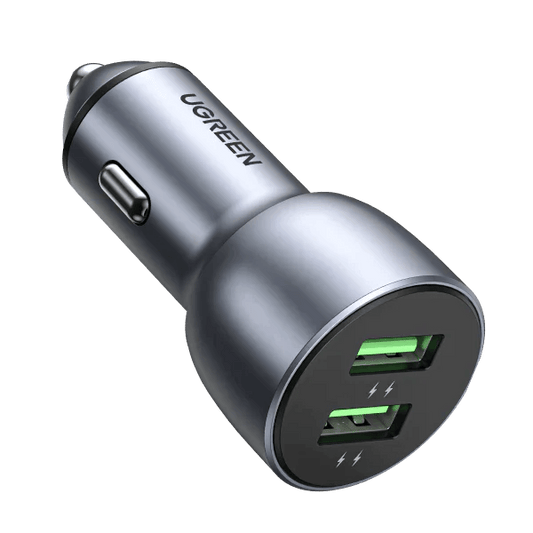 Ugreen 36W QC3.0 Car Charger with USB C Cable Dual USB Ports - ADYASTORE casablanca maroc