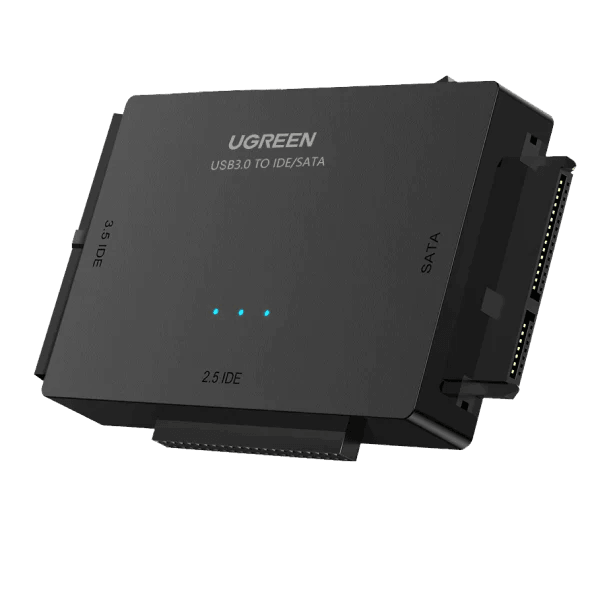 Ugreen 6-in-1 USB 3.0 to SATA or IDE Adapter - ADYASTORE casablanca maroc