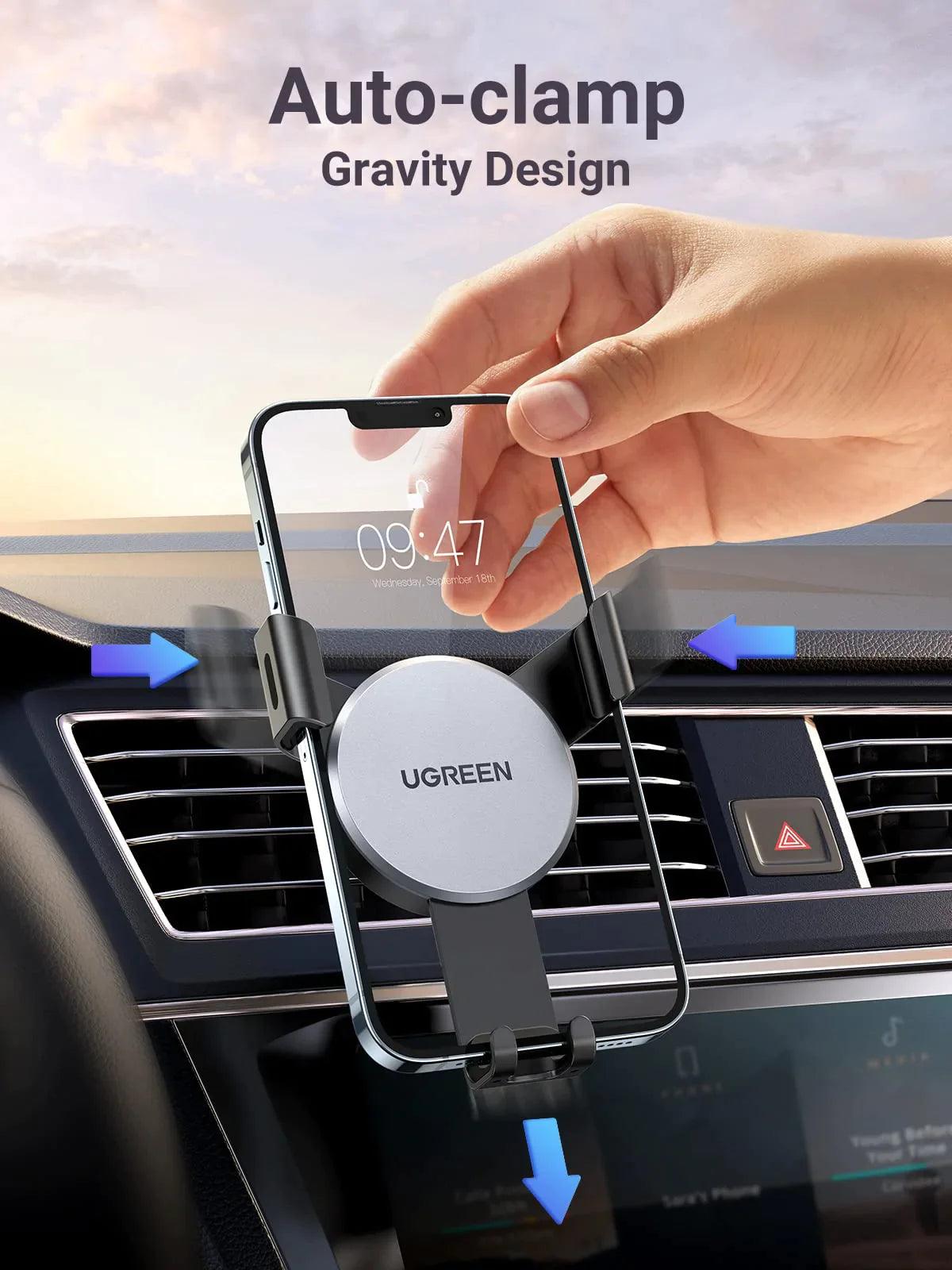 Ugreen Hands-Free Air Vent Car Phone Holder - ADYASTORE casablanca maroc