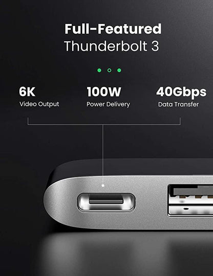 UGREEN Macbook Pro Adapter 6 IN 2 Hub Adapter - ADYASTORE casablanca maroc