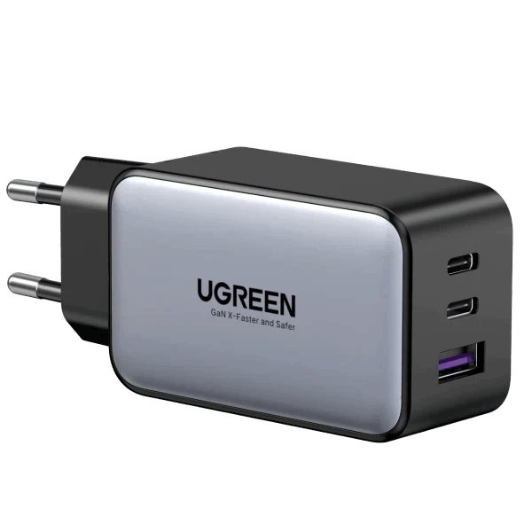 Ugreen Nexode 65W USB C Wall Charger - 3 Ports - ADYASTORE casablanca maroc
