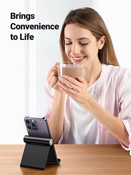 UGREEN Phone Stand for Desk Portable Mobile Phone Holder Angle Ajustable - ADYASTORE casablanca maroc