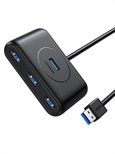 UGREEN USB 3.0 Hub with 1M Long Cable, 4 Port USB Splitter Support 5Gbps Data Transfer - ADYASTORE casablanca maroc