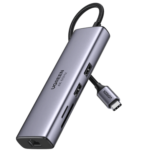 Ugreen USB C 7 in 1 Hub with 4K 60Hz HDMI - ADYASTORE casablanca maroc