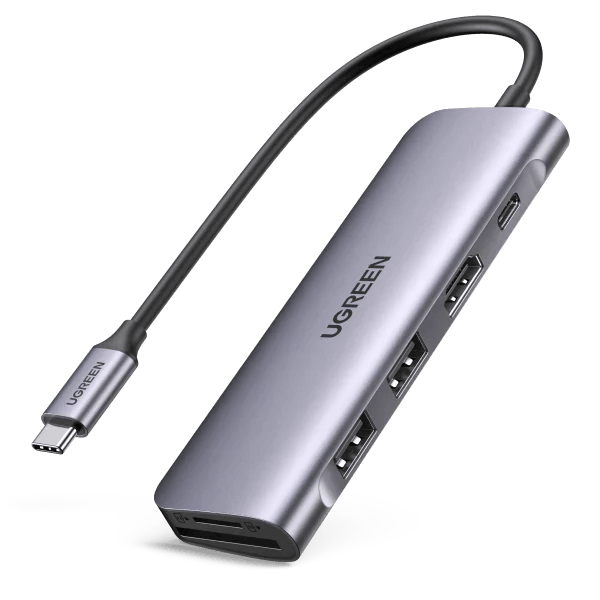 UGREEN USB C Hub HDMI 6-IN-1 Type C Hub - ADYASTORE casablanca maroc