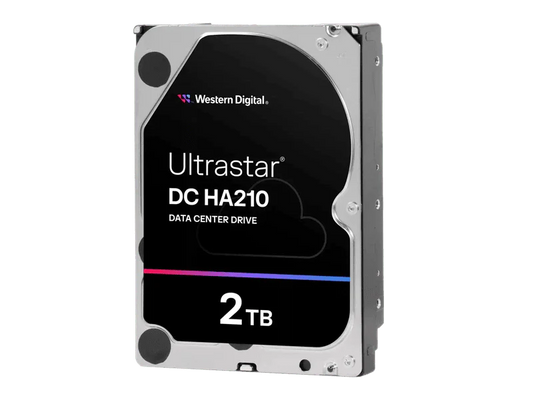 WD Ultrastar DC HA210 2TB 3.5" SATA 7200RPM Enterprise Hard Drive