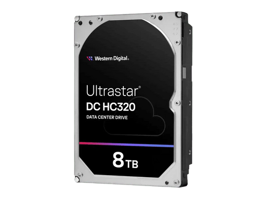 WD Ultrastar DC HC320 8TB 3.5" SATA 7200RPM SE Enterprise Hard Drive