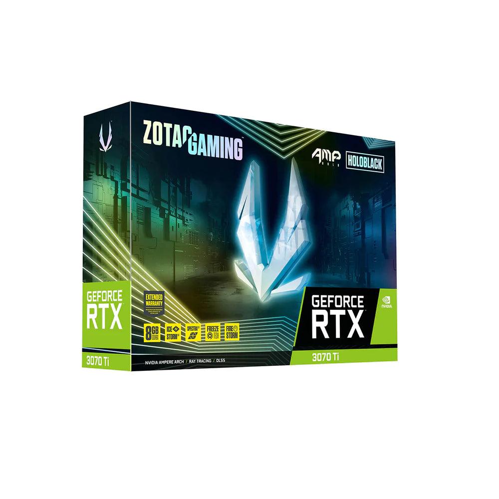 ZOTAC GAMING GeForce RTX 3070 Ti AMP Holo 8GB GDDR6X Graphics Card - ADYASTORE casablanca maroc