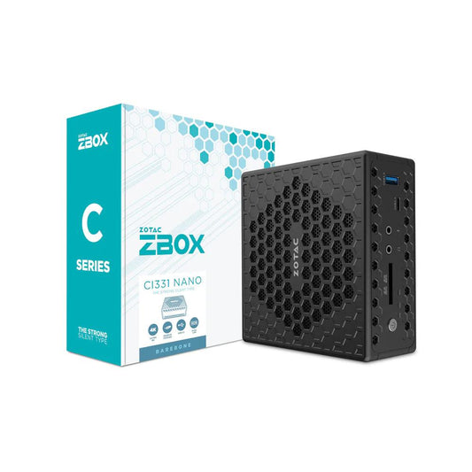 Zotac ZBOX CI331 Nano Barebone MiniPC, 1.1GHz Intel Celeron N5100 Quad-core, No Operating System - ADYASTORE casablanca maroc