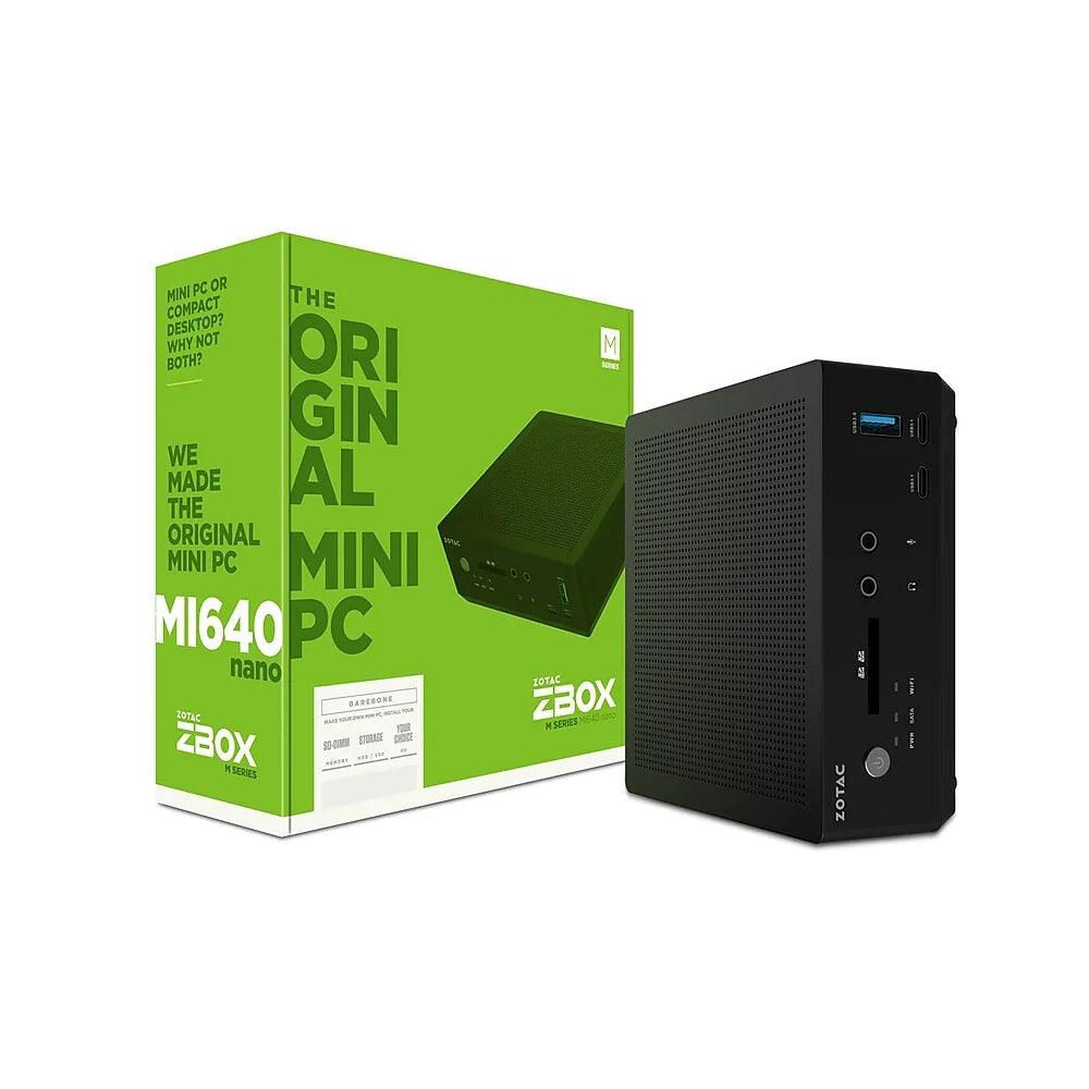 Zotac ZBOX-MI640NANO-U Barebones PC Bureau Computer, 1.6 GHz Intel Core i5-8250U, No Operating System - ADYASTORE casablanca maroc