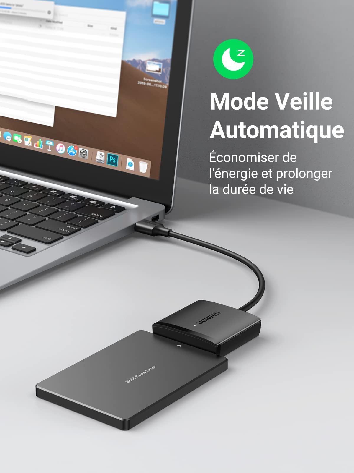 UGREEN Adaptateur USB SATA III Câble SATA USB Disque - ADYASTORE casablanca maroc