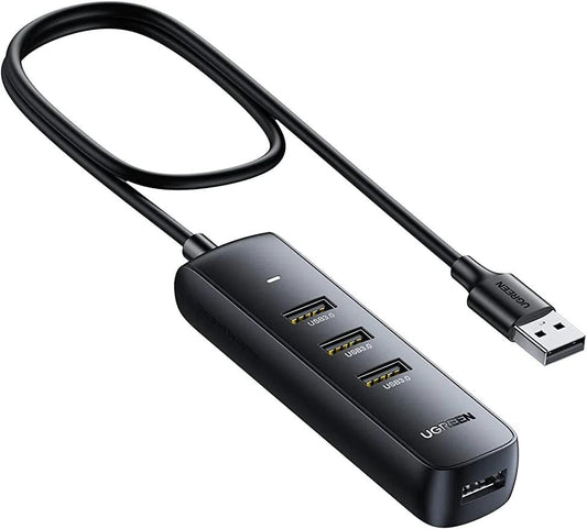 UGREEN USB Hub 3.0, 4 Port USB Extender with 1M Long Cable - ADYASTORE casablanca maroc